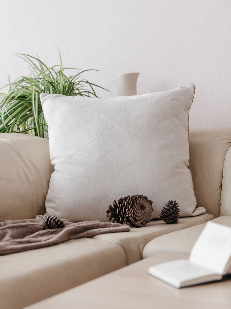 снимок Подушка "Полезный сон" с лузгой гречихи от магазина BIO-TEXTILES ОПТ