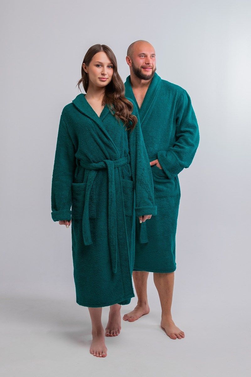 снимок Халат махровый женский изумруд от магазина BIO-TEXTILES ОПТ