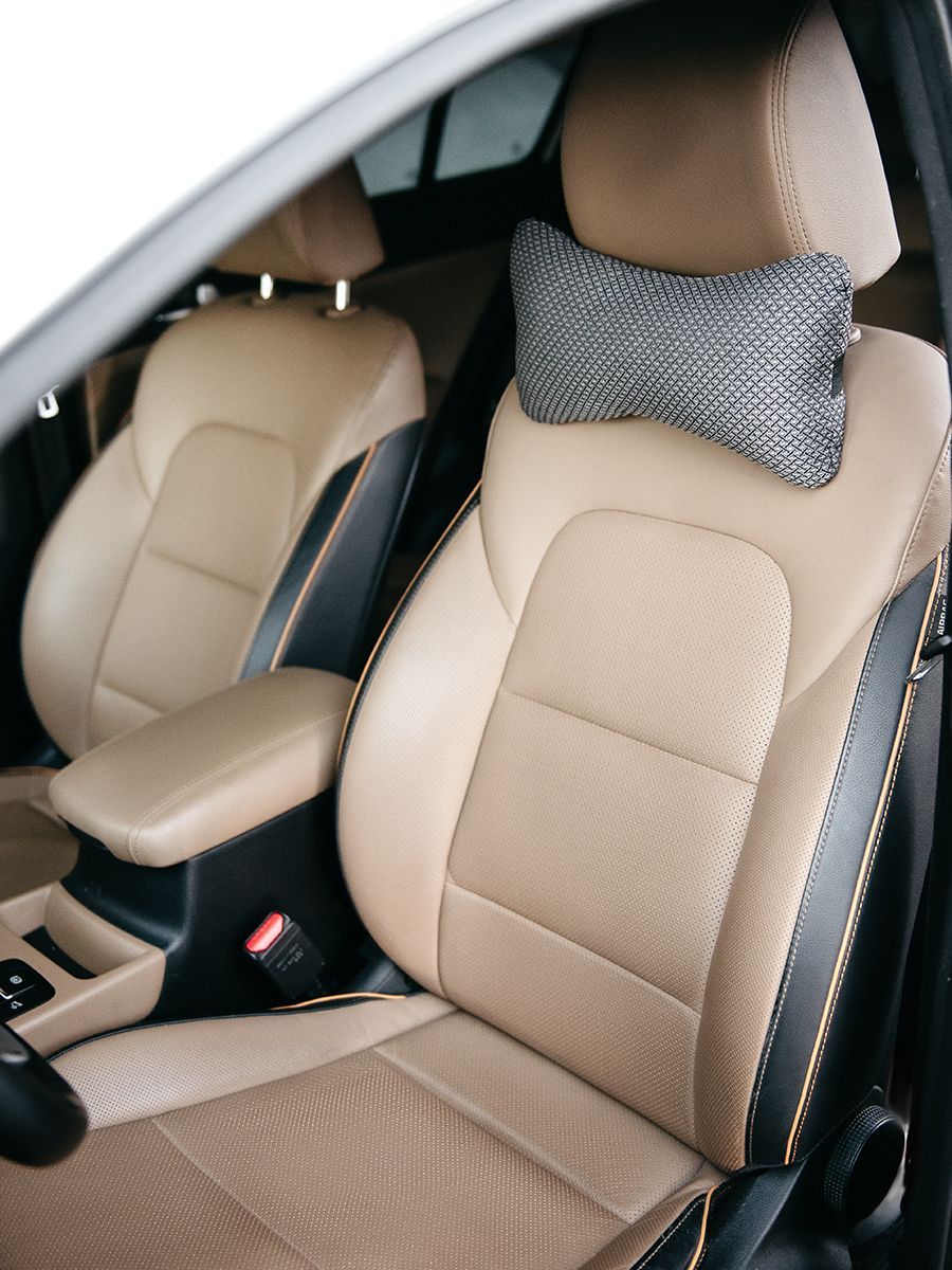 снимок Подушка на подголовник плоская серая от магазина BIO-TEXTILES ОПТ