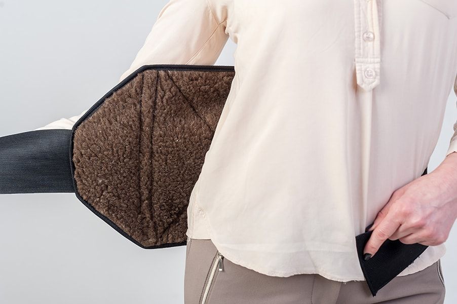 снимок Пояс согревающий корсетный коричневый от магазина BIO-TEXTILES ОПТ